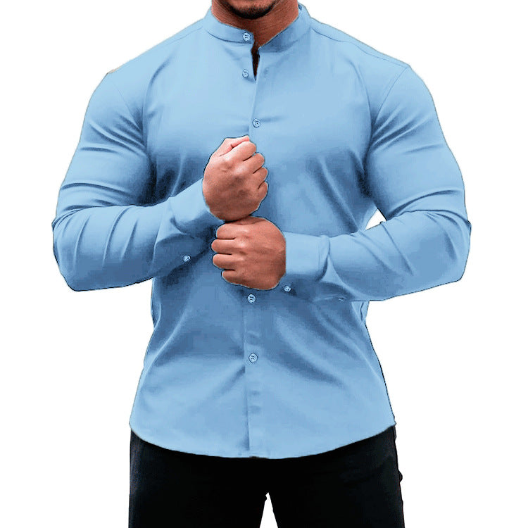 K’s Clothing Long Sleeve Slim Fit Casual Shirt