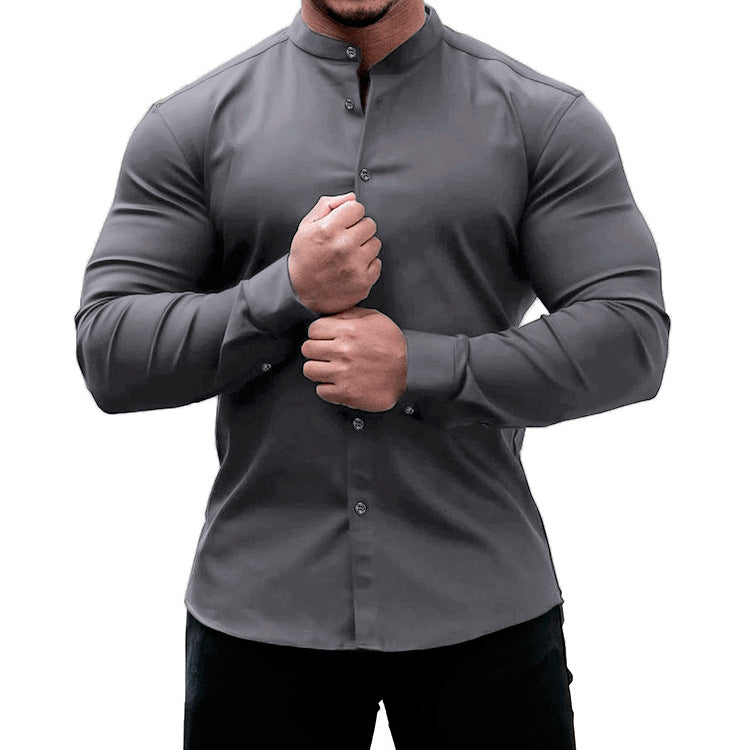 K’s Clothing Long Sleeve Slim Fit Casual Shirt