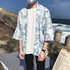K’s Clothing Japanese Style Printed Kimono Jacket