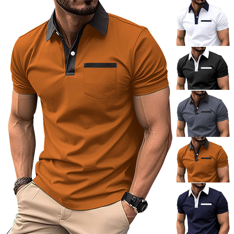 K’s Clothing Men's Slim Fit Short Sleeve Polo Shirt