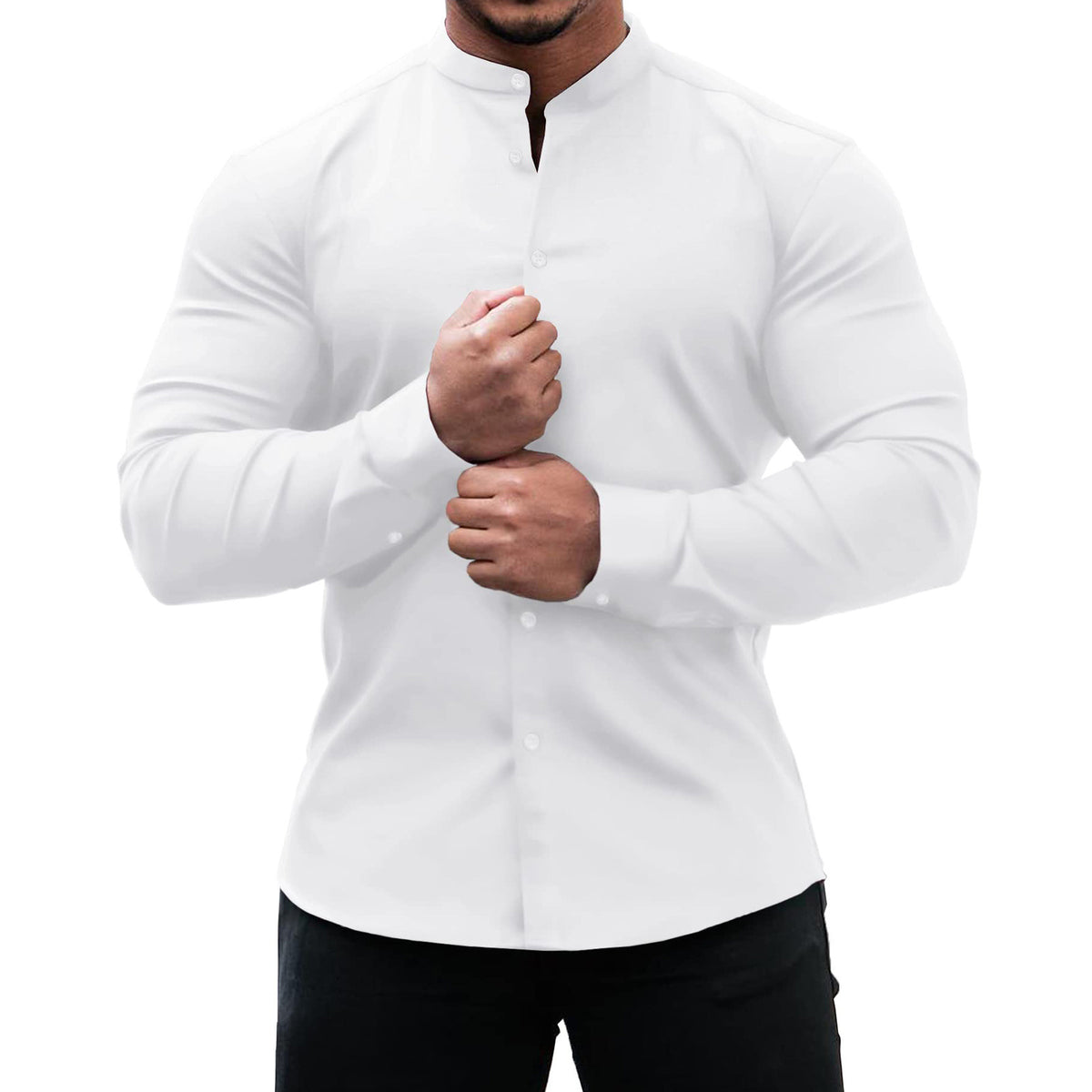 K’s Clothing Long Sleeve Slim Fit Casual Shirt