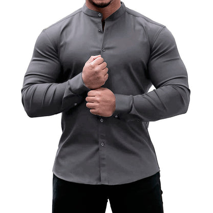 K’s Clothing Long Sleeve Slim Fit Casual Shirt