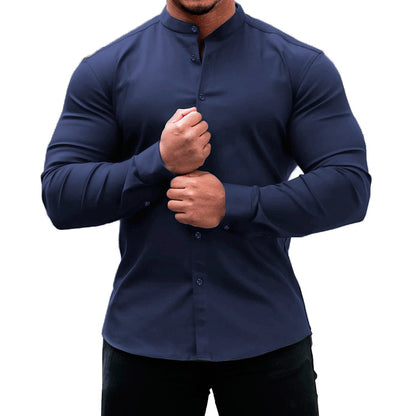 K’s Clothing Long Sleeve Slim Fit Casual Shirt